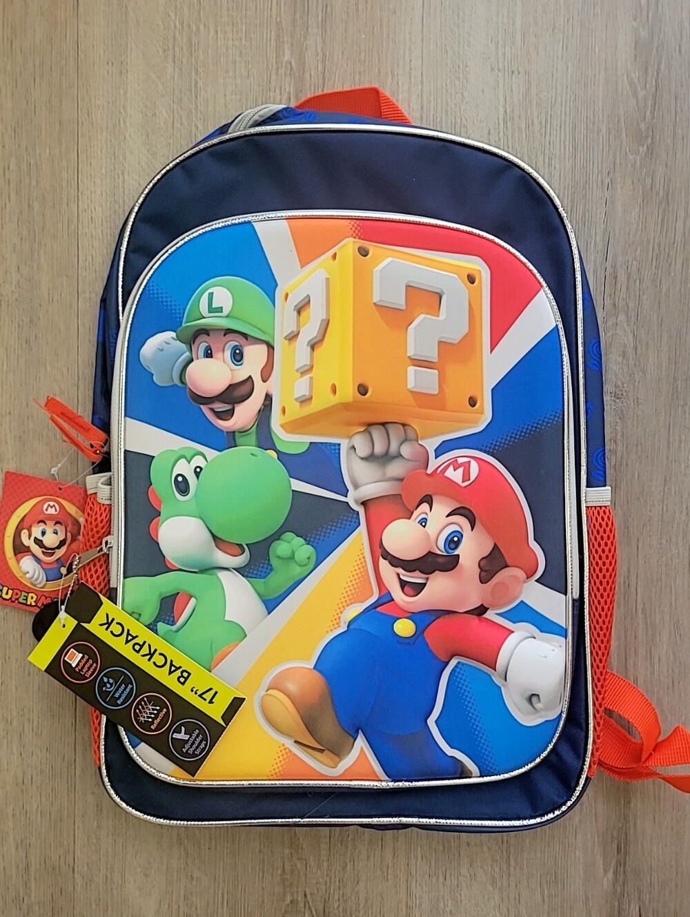 🆕️ Super Mario, Yoshi, and Luigi Backpack / Back to School